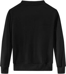 img 3 attached to Удобные и стильные: весенние джемперы из толстовки Gege Crewneck для мальчиков