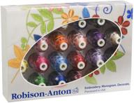 robison anton rayon top embroidery thread logo