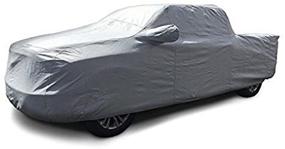 img 4 attached to 🚗 Premium Custom Fit Car Cover for Toyota Tundra CrewMax - All Weatherproof Protection | Heavy Duty & Ultrashield Design (2007-2019)