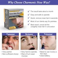 nose wax kit: effective hair removal wax for men and women (10x usage count, 50g) logo