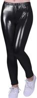 👖 fitcat toddler leather stretch leggings for stylish girls' clothing and comfortable legwear logo