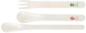 img 2 attached to Pigeon 3-Piece Small Coro Spoon Set for 10+ Months - Ideal for Toddlers and Babies