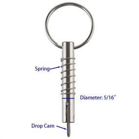 img 2 attached to Release Diameter Effective Stainless Hardware Fasteners and Pins