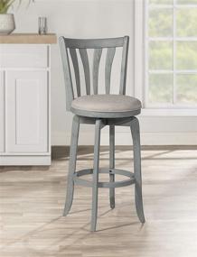 img 4 attached to 🪑 Hillsdale Furniture Savana Swivel Counter Stool in Blue: A Stylish and Functional Addition for Your Home