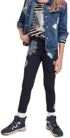 img 4 attached to 🌈 Funky & Playful: Desigual Girls' Legging Siglos - Unleash Her Unique Style!