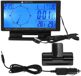 img 4 attached to Thermometer Multifunctional Automobile Navigation Function