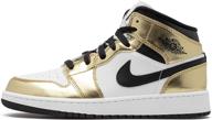 nike air jordan 1 mid se gs grade school logo