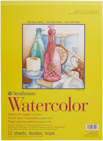 img 4 attached to 🎨 Strathmore 300 Series Watercolor Pad, 11"x15", White, 12 Sheets - Improved SEO-friendly Product Name