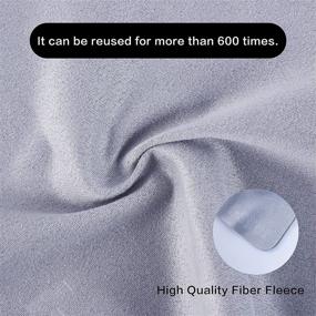 img 1 attached to 👓 6-Pack Reusable Anti-Fog Cloths for Eyeglasses: Convenient Individual Wrapping, Totally Dry, Suitable for All Glasses and Electronics Screens