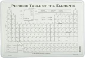 img 1 attached to 🌍 Explore the World of Elements with the Painless Learning Periodic Table Placemat!