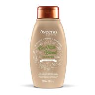 aveeno farm-fresh oat milk sulfate-free shampoo - moisturizing formula with colloidal oatmeal & almond milk, ideal for all hair types, color-safe, paraben & dye-free - 12 fl oz logo