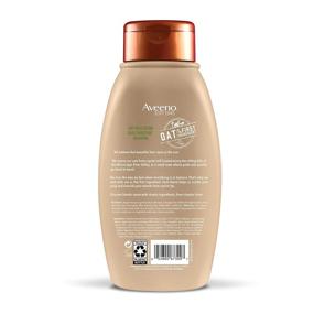 img 3 attached to Aveeno Farm-Fresh Oat Milk Sulfate-Free Shampoo - Moisturizing Formula with Colloidal Oatmeal & Almond Milk, Ideal for All Hair Types, Color-Safe, Paraben & Dye-Free - 12 Fl Oz