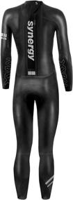 img 3 attached to 🏊 Women's Hybrid Full Sleeve Smoothskin Neoprene Synergy Triathlon Wetsuit - Ironman & USAT Approved for Open Water Swimming