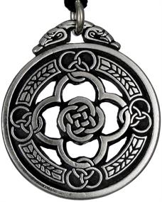 img 2 attached to 🛡️ Pewter Celtic Knot Warrior Shield Pendant Necklace: Unleash Your Inner Celtic Warrior!