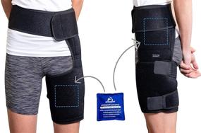 img 4 attached to 🩹 Sciatica & Nerve Pain Relief Sleeve with Hot & Ice Gel Pack - Hip, Thigh, Groin & Hamstring Support | AireSupport by Dr. Hammond