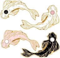 🐠 fish shaped enamel brooches pins - cute cartoon badge pins for diy backpacks, clothes, bags, jackets, hats - lovably decorative jewelry accessories logo