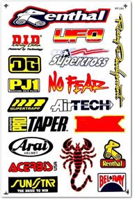 img 1 attached to Motocross Supercross Motorcycles Stickers Best4Buy