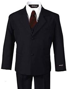 img 1 attached to Gino Giovanni Formal Boys Black Clothing for Suits and Sport Coats