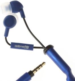 img 4 attached to CordCruncher EBMCBKBU00PLBL Tangle Earbuds Microphone