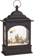 🏻 raz imports 11" flying santa lighted water lantern - premium christmas home decor for the holidays logo