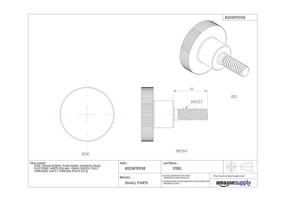 img 1 attached to 🔩 Enhanced Threaded Knurled Length Design