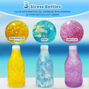 img 2 attached to ✨ Colorful Glittery Squishy Bottles for Sensory Stimulation