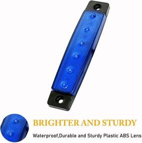 img 1 attached to 🚤 Enhance Your Marine Experience with PSEQT LED Boat Interior Lights: Marine Courtesy Light Strip for Deck, Transom, Cockpit, Navigation, Waterproof for Fishing Pontoon, Kayak, Yacht, Sailboat (Blue 10Pcs)