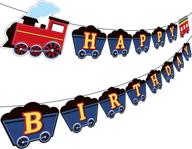 birthday decorations railroad transportation supplies logo