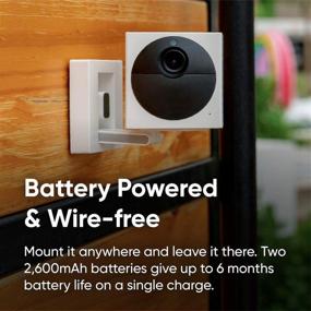img 3 attached to 📷 WYZE Cam Outdoor Add-on Camera: 1080p HD Indoor/Outdoor Wire-Free Smart Home Camera with Night Vision, 2-Way Audio - Alexa & Google Assistant Compatible (Base Station Required)