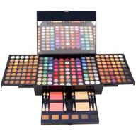 💄 all in one makeup kit: 194 colors professional gift set for women with blusher, eyebrow powder, concealer, mirror, and applicators logo