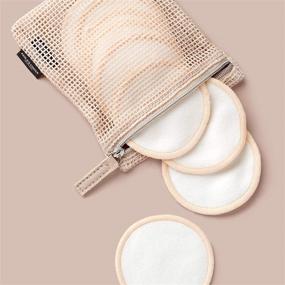 img 2 attached to 🌿 Paula's Choice eco-friendly cotton and bamboo reusable makeup remover rounds - 10 count, with washable bag for laundry and storage, ideal for toner and exfoliants