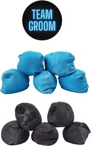img 4 attached to 🎉 Chameleon Colors Bachelor Party Color Powder Kit - 5 Blue and 5 Black Color Balls - Exciting Bachelor Party Games - Colorful War for the Last Fling Before the Ring - Includes Instructions