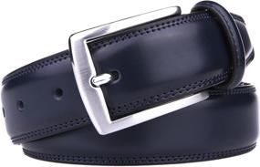 img 2 attached to Genuine Leather Dress Premium Quality Men's Accessories in Belts