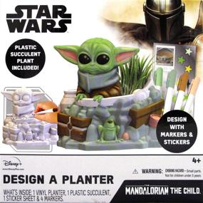 img 3 attached to 🪴 Galactic Mandalorian Design Planter: Unleash Star Wars-Inspired Greenery!