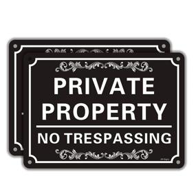 img 3 attached to 🚫 Professional Weatherproof Trespassing Signs: Guaranteed Protection