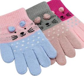 img 1 attached to Unisex Winter Gloves Mittens - Essential Cold Weather Accessories for Boys by RARITY US