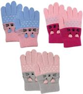 unisex winter gloves mittens - essential cold weather accessories for boys by rarity us logo