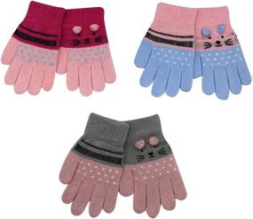 img 2 attached to Unisex Winter Gloves Mittens - Essential Cold Weather Accessories for Boys by RARITY US