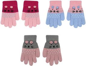 img 3 attached to Unisex Winter Gloves Mittens - Essential Cold Weather Accessories for Boys by RARITY US