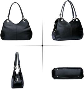 img 2 attached to 👜 KKXIU Синтетические сумки и кошельки для женщин с застежками-молниями.