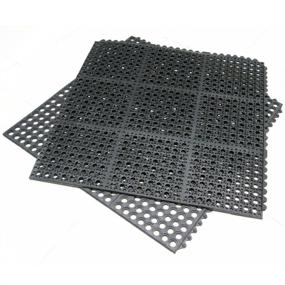 img 1 attached to Rubber Cal Dura Chef Commercial Anti Fatigue Mat | 03-122 INT BK
