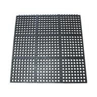 rubber cal dura chef commercial anti fatigue mat | 03-122 int bk logo