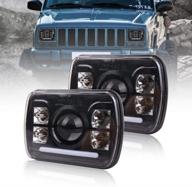 nslumo headlights headlamp wrangler cherokee logo