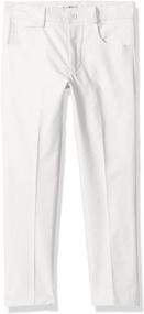 img 2 attached to Boys' Stretch Cotton Chino Pants by Isaac Mizrahi