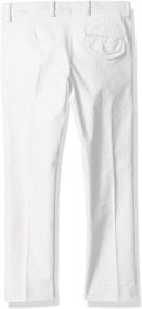 img 1 attached to Boys' Stretch Cotton Chino Pants by Isaac Mizrahi