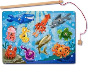 img 4 attached to Ultimate Fun with Melissa & Doug Magnetic Fishing Magnets: Reel in a World of Excitement!