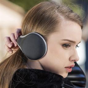 img 3 attached to Weather-proof Foldable Adjustable Men's Earmuffs: Ultimate Warmth & Style