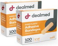 dealmed flexible adhesive bandages non stick sports & fitness logo