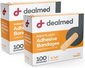 img 4 attached to Dealmed Flexible Adhesive Bandages Non Stick Sports & Fitness