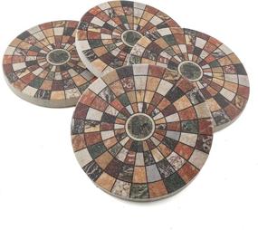 img 3 attached to 🪞 TSAS8 Marble Mosaic Coasters by Thirstystone - Enhance Your Space with Stylish Elegance